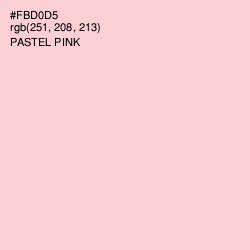 #FBD0D5 - Pastel Pink Color Image